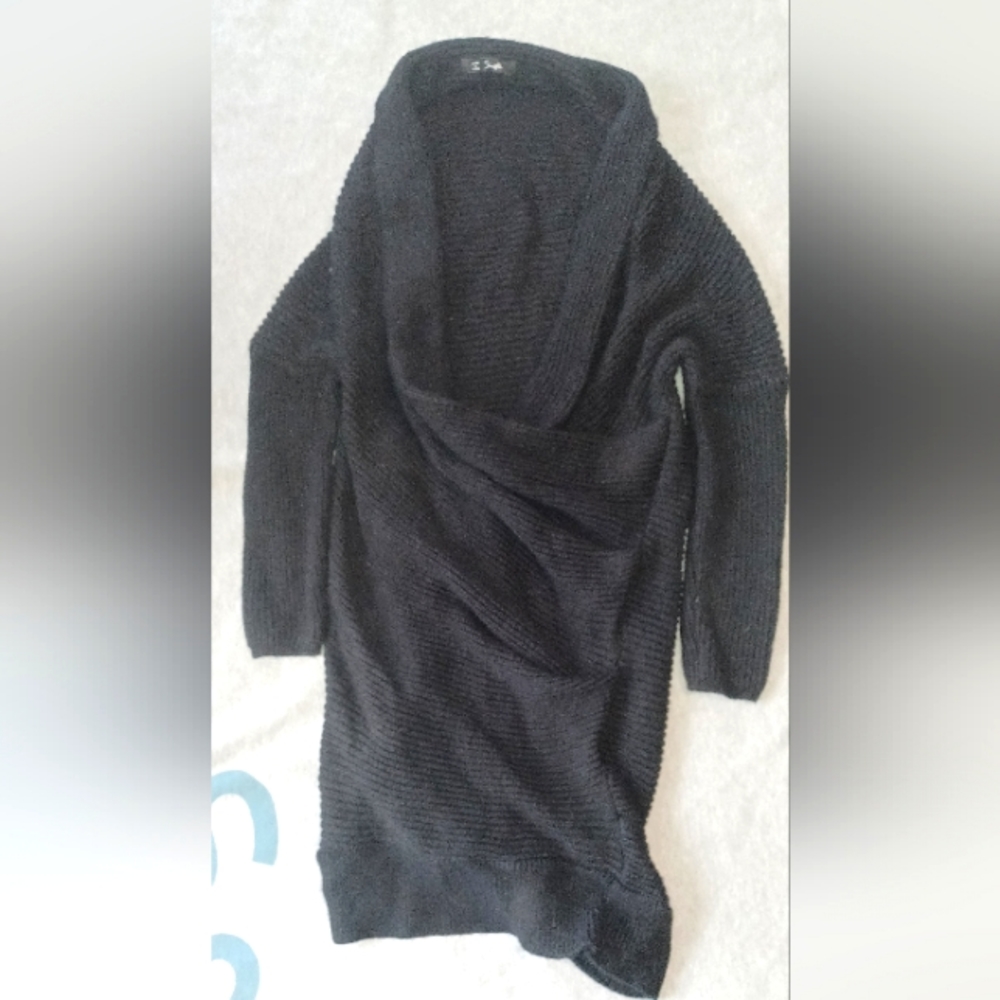 Black sweater dress